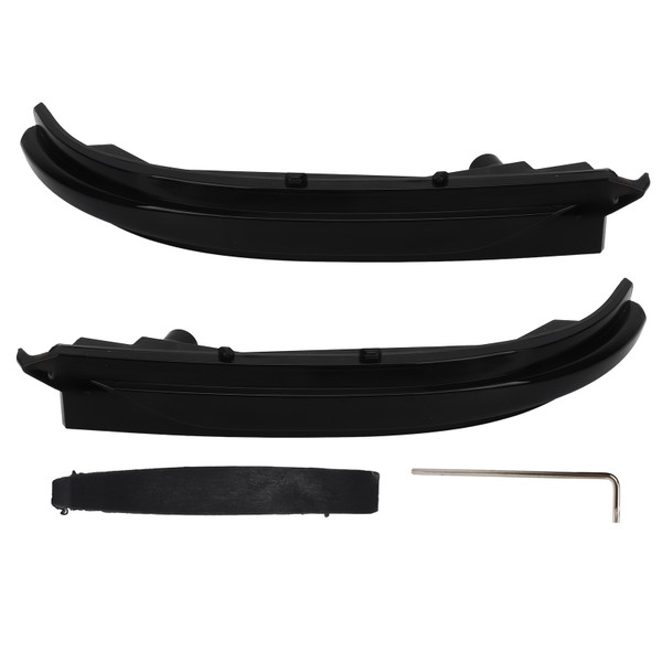 2pcs Dynamic Side Mirror Turn Signal Light Smoked Lens PC LED Replacement for Kia K5 Optima MK4 JF 2016‑2020