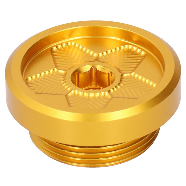 Aluminum Alloy Engine Oil Filler Cap Screw Plug Cover Fit for Kawasaki Ninja GPZ1100 KL250 ZR-7 ZZR250Gold