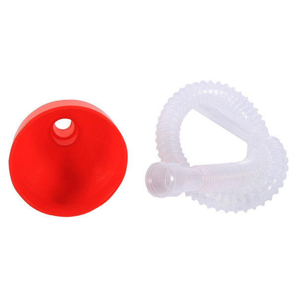 Universal Vehicle Plastic Filling Funnel with Soft Pipe Spout Pour Oil Tool Petrol Diesel