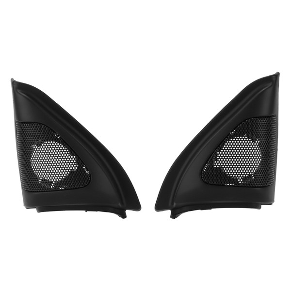Pair Car Door Speaker Cover Audio Tweeter Trim Black Replacement for Corolla 2003‑2006