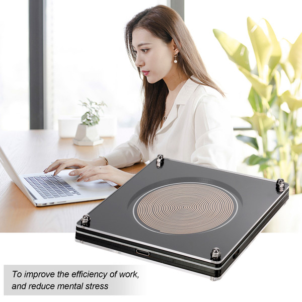DC 5V Schumann Resonance 7.83HZ Ultra-low Frequency Pulse Generator Schumann Wave Generator Audio Resonator for Relax Sleep, Improving Body's Perception of Sound and Images