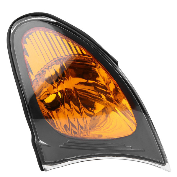Pair of Corner Light Lens Turn Signal Light Cover Yellow Lens for BMW E46 3-Series 4DR 2002-200