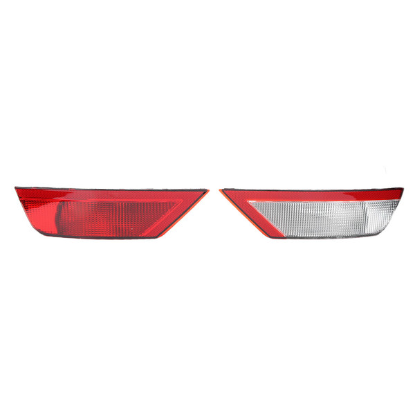 2pcs Rear Bumper Reflector Tail Fog Light Warn Lamp Fit for Ford EcoSport 2013-2015