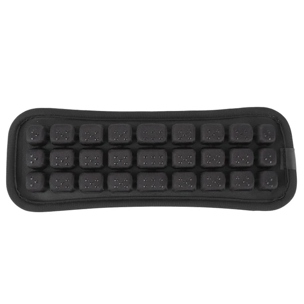 Car Seat Belt Shoulder Pad Relieve Pressure Elastic Seatbelt Backpack Short Strap Cushion Universal 3.3 x 9.8inBlack