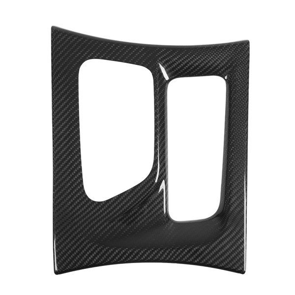 Gear Shift Panel Trim Carbon Fiber Wearproof Anti UV Replacement for Dodge Charger 2015‑2021