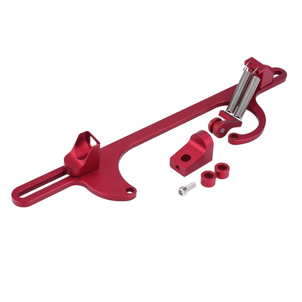 Billet Aluminum Throttle Cable Carburetor Bracket for Holley 4150 & 4160 Series Carburetor Red