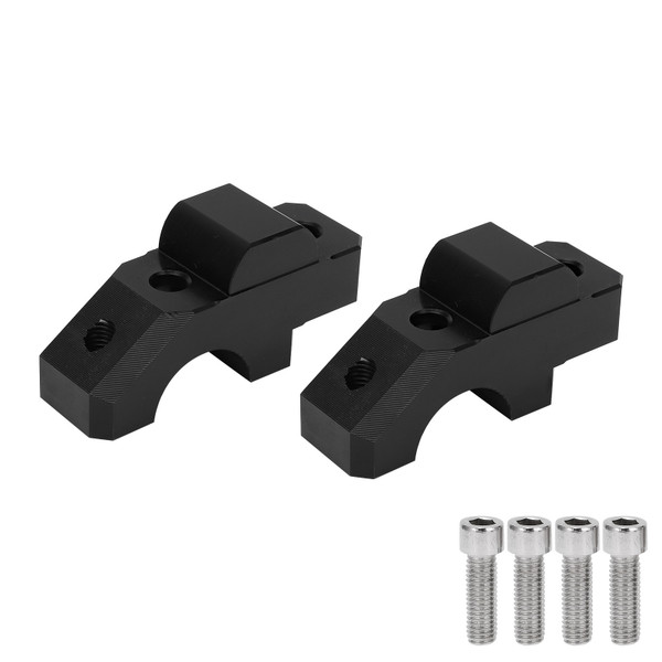 2pcs HandleBar Riser Mount Clamp CNC Aluminum Alloy Replacement for YAMAHA Tracer 900/GT 2015‑2019Black
