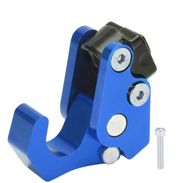 Universal Motorcycle Hook CNC Aluminum Alloy Helmet Bag Luggage Hanger Carry HolderBlue
