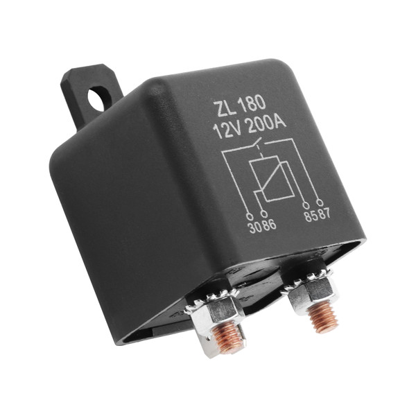 New 12V 200A Heavy Duty Split Charge ON/OFF Switch Relays Car Auto Boat 200Amp
