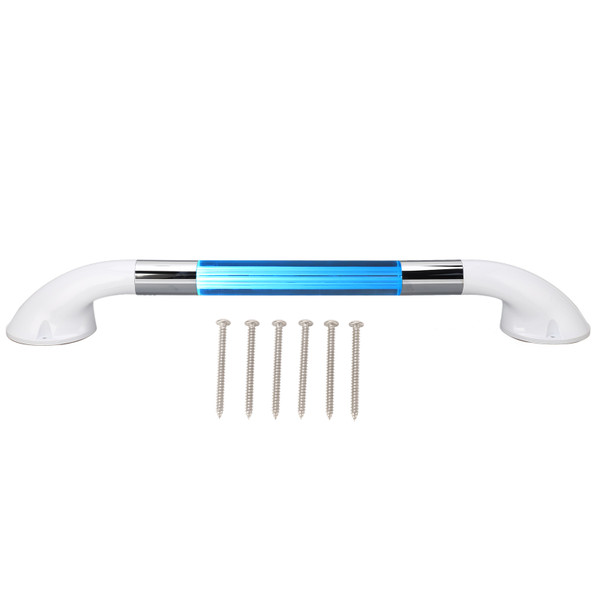 12V Boat Handrail with LED Light 316 Stainless Steel IP67 Waterproof Grab Handle for Marine Yacht RV Blue Light 0.2W