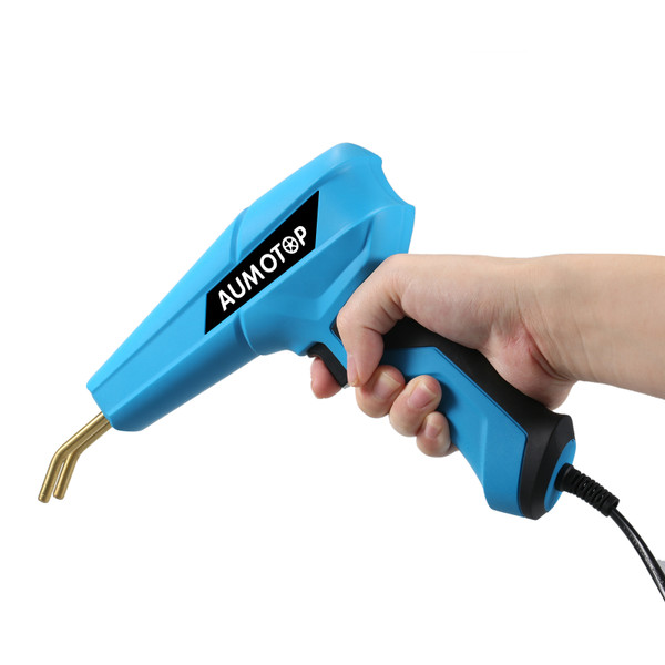 AUMOTOP  100W Plastic Welder,Hot Stapler Machine Car Bumper Repair Kit with Pliers, Knife, 800pcs Flat/Outer Corner/Inner Corner/Wave Welding Nails for Bumper/Kayak/Plastic Products Repair