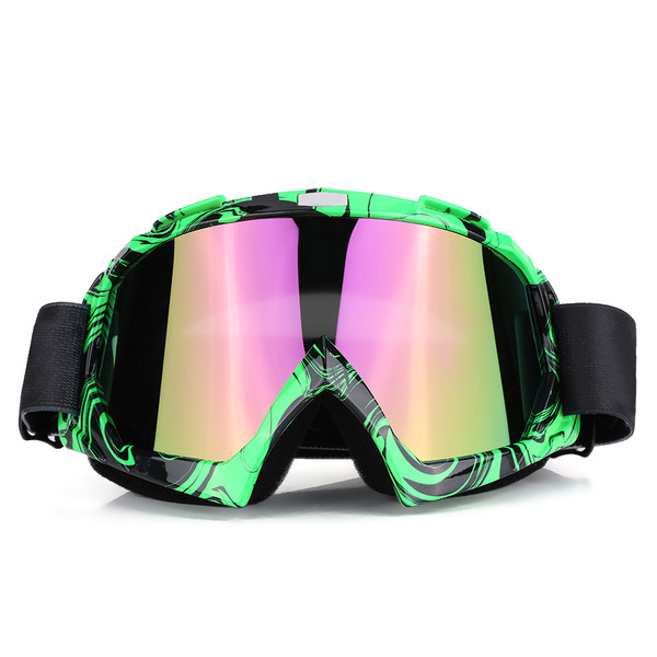 Motorcycle Motocross Off Road Dirt Bike Racing Goggles Glasses Eyes Protection #3