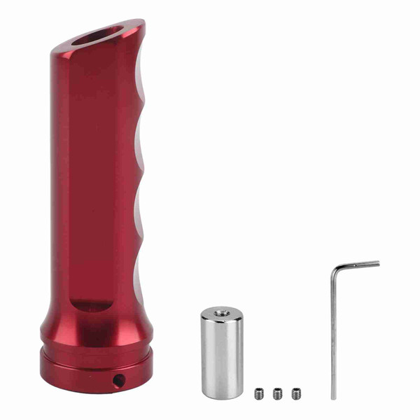 Universal Auto Car Aluminum HandBrake Cover Handle Protector Hand Brake Sleeve Red