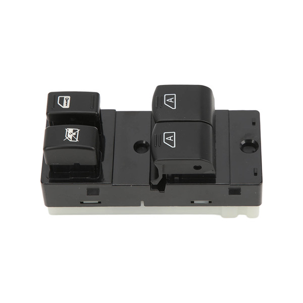 Front Driver Side Window Master Switch 25401‑ZJ00A Black Replacement for Nissan Titan 2004‑2015 2 Door