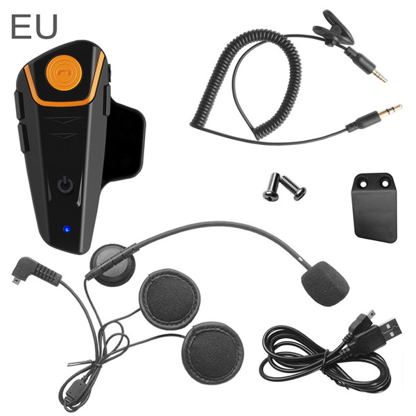 1000M Updated Version BT S2 Bluetooth Motorcycle Helmet Intercom Interphone Headset FM Radio+ E