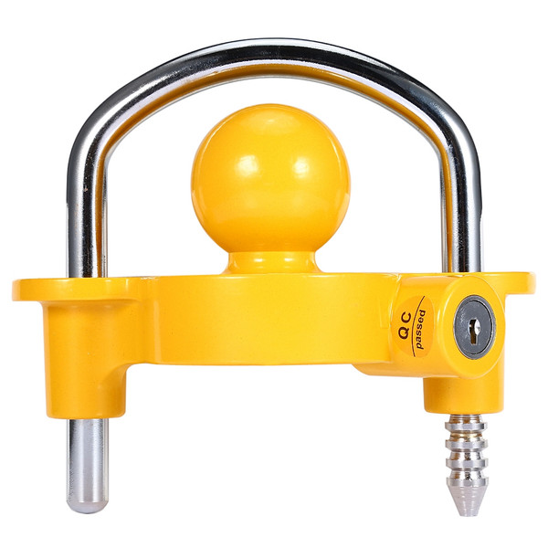 Heavy Duty Universal Coupler Hitch Trailer Lock fits 1-7/8", 2" and 2-5/16" Supe