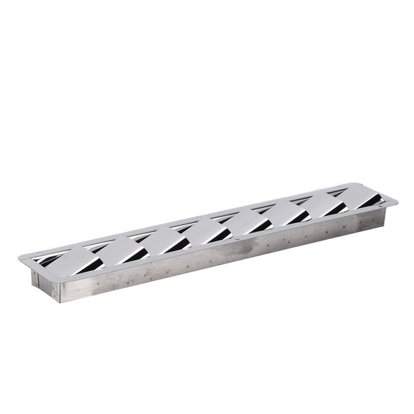 Marine Vent Grille Oblong Stainless Steel 8 Slots Grid Cover Boat Shutters Blind Louvre