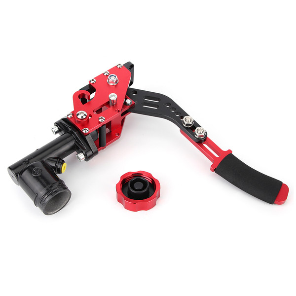 Red Hydraulic Horizontal Handbrake Handle with Oil Tank for Drift Racing Car