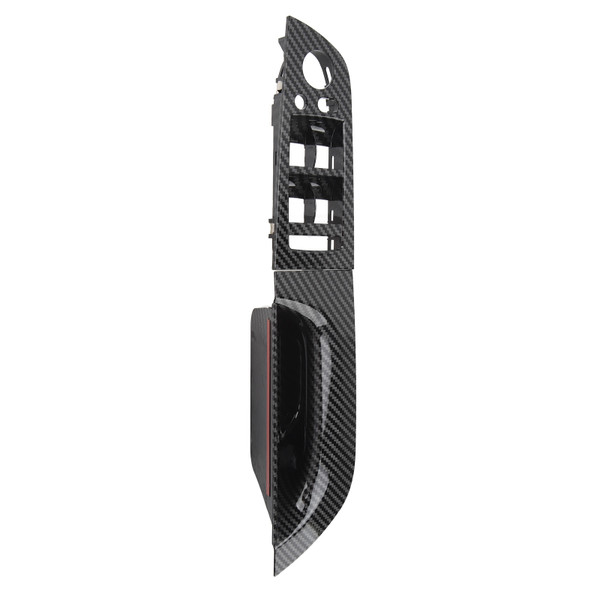 Window Switch Armrest Panel Driver Side Door Inner Panel for 3 Series E90 Sedan LCI 2009 to 2011 Carbon Fiber Style