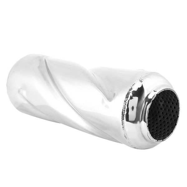 2.5in Exhaust Middle Pipe Dissipative Tuning Muffler Tube Universal Accessory for Car