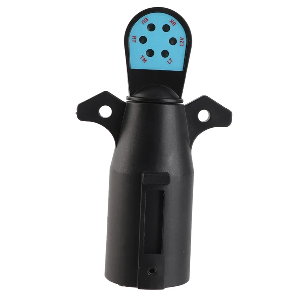 7 Pin RV Blade Trailer Wiring Circuit Tester 6 LED Indicators Tools for Commercial Vehicles Cars
