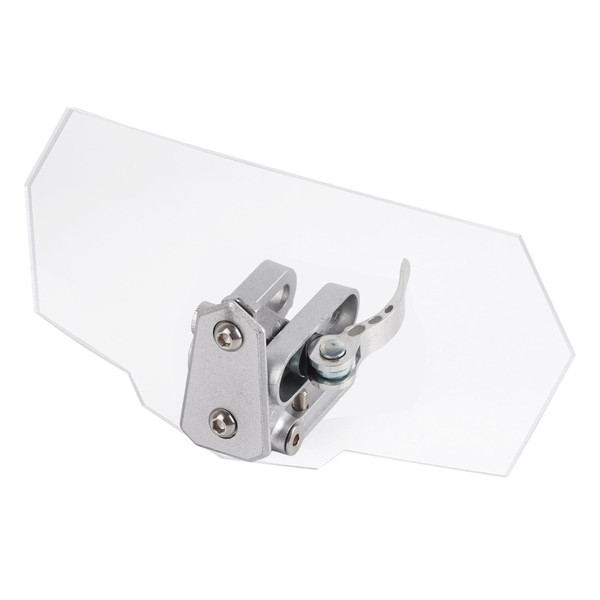 Motorcycle Universal Adjustable Windscreen Wind Deflector Windshield