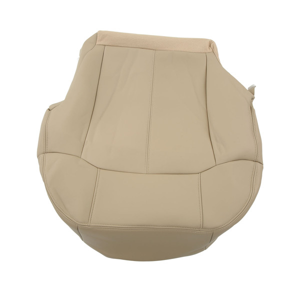 Front Driver Bottom Seat Cover PU Leather Car Seat Protector Replacement for Chevy Suburban 1999‑2002 Beige