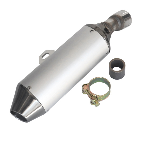 Motorcycle Exhaust Muffler Pipe Aluminum Exhaust Pipe for Dirt Bike with 110cc 125cc