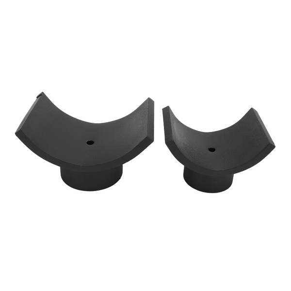 2Pcs Bottle Jack Lifting Axles Saddle 3in 4in Iron Black Hydraulic Jack Adapter Lifting Axles Saddle for Dana 60 70 80 Axles