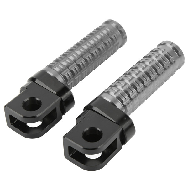 Motorcycle Front Footpegs Footrests Pedals CNC Aluminum Alloy Replacement for CFMOTO 650NK 400NK 250NK 150NK 650MT 800MT Grey