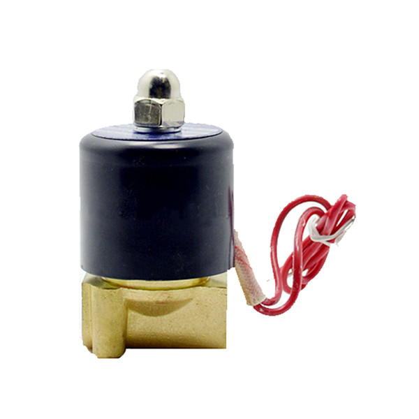 G1/4in Brass Electric Solenoid Valve Normally Closed 0‑0.8MPA  for Air Water Oil Fluid