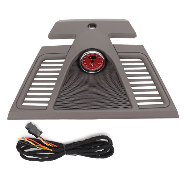 Grey Dash Clock Bezel Cover 970 552 151 01 4U0 Car Modification Replacement for Panamera 2010‑2016Bright Red Meter