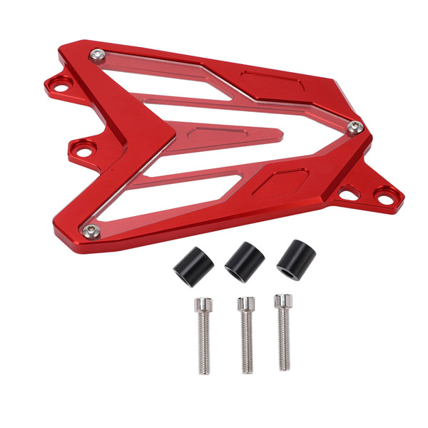 Front Sprocket Cover CNC Aluminum Alloy Engine Chain Guard Replacement for MT‑07 FZ‑07 XSR700Red