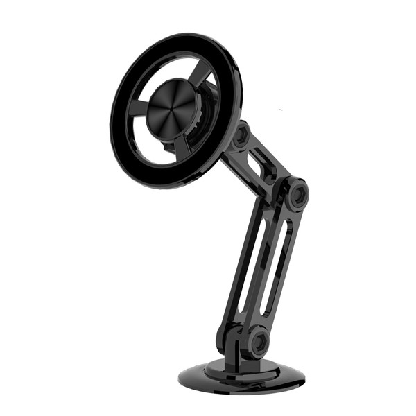Magnetic Phone Holder for Car with Flexible Base Retractable Phone Mount Car Dash Accessories Metal Navigation Holder