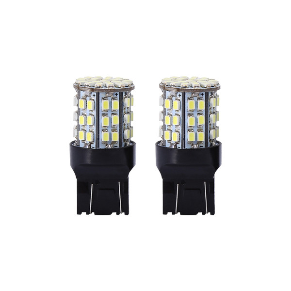 2pcs 7443 64-SMD White 6000K Reverse Brake Stop Tail LED Bulb Light Lamp Bulbs