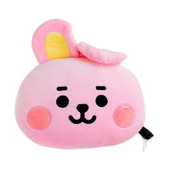 Car Neck Pillows Cute Animal Shaped Headrest Pressure Relief Support Cervical Protection Pillow Rabbit 23cm