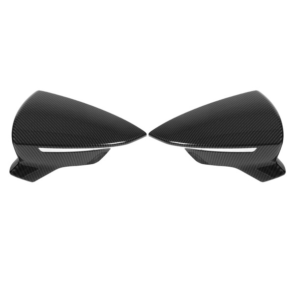Pair Rear View Mirror Protective Covers Left Right Replacement for SEAT Leon Mk3 5F ST FR Cupra 2013‑2019Carbon Fiber Style