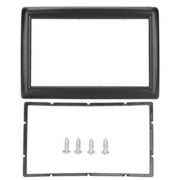 Car Stereo Radio Fascia 2DIN ABS Stylish GPS Navigation Frame Replacement for Megane 2 II 2003‑2009