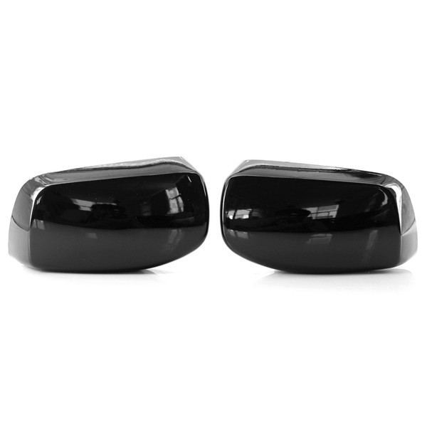 2pcs Side Mirror Cover Rearview Mirror Housing Replacement for BMW E60 5 Series Model 2004-2007 OEM 51167078360 51167078359