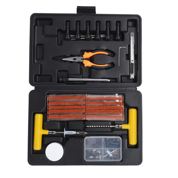 Tire Plug Kit Heavy Duty Quick Easy Repair Flat Tire Puncture Repair Tools for Car Motorcycle Truck ARB ATV Tractor RV SUV Trailer