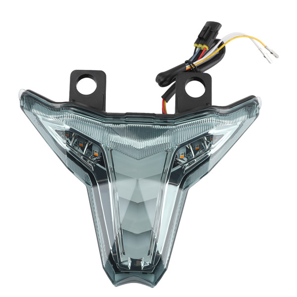 Motorcycle LED Tail Light Turn Signal High Brightness DC12V Fit for Kawasaki Z1000/ZX-10R Ninja/Ninja 400Transparent Lens