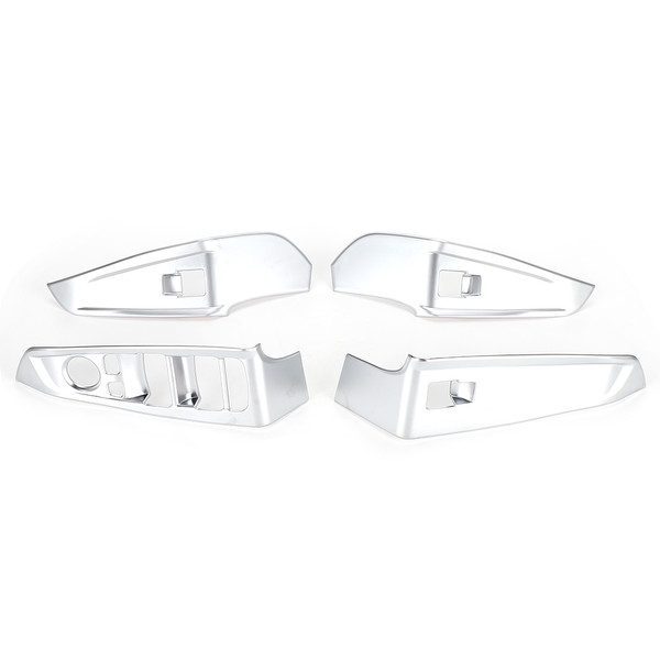 4pcs ABS Chromed  Window Lifter Switch Panel Cover Trim Fits for 3 series G20 G28 2020