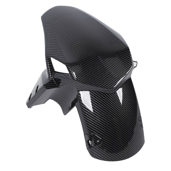 Motorcycle Front Splash Guard Carbon Fiber Style Front Wheel Mud Flap Cover for Z900 2017 to 2022