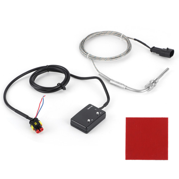 12V DC Digital Exhaust Temp Gauge Meter 0‑1000℃ IP65 Waterproof Fit for Turbo Diesel Gas