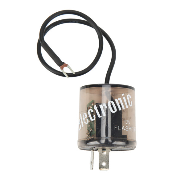 2Pin Electronic Flasher Relay LED Turn Signal Lights Bulbs Relay DC12V Universal for Car Motorcycle