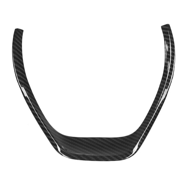 Carbon Fiber Style Car Steering Wheel Decoration Cover Trim for 3 Series F30 F31 F34 2013‑2018