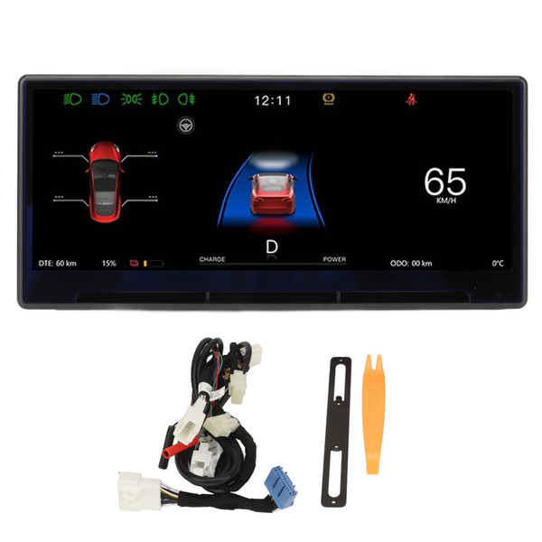 HUD Dashboard Display 8.9in IPS Touch Screen 1920 X 720 Carplay for Android Auto LCD Display Replacement for Tesla Model 3 Y Without Front Camera