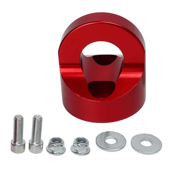 Front Tow Hook Towing Loop Tie Down Anchor Red High Breaking Strength Replacement for Polaris RZR XP 1000 2014‑2020