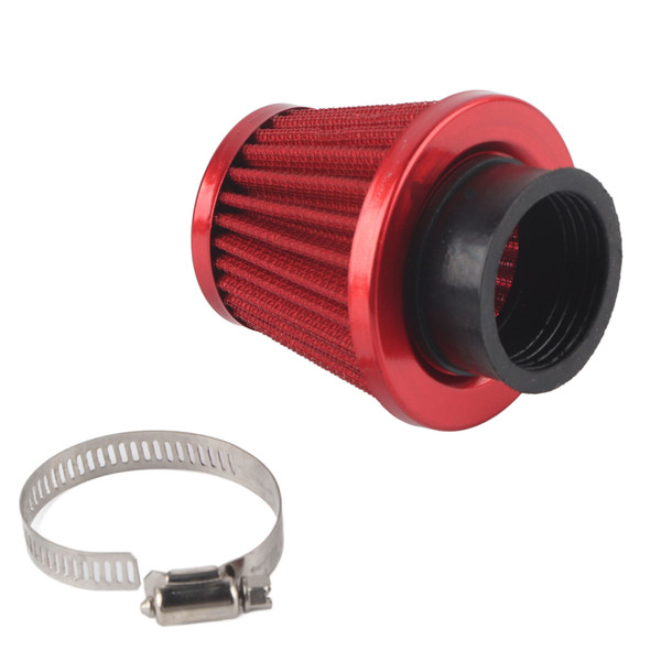 38mm Air Filter Intake Induction Kit for Off road Motorcycle ATV Quad Dirt Pit Bike Red