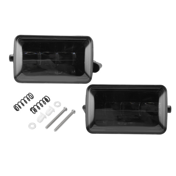 LED Fog Lights DC 12V Front Rectangle Bumper Driving Lamp Assembly IP65 Waterproof Replacement for Ford Super Duty 2017‑2018